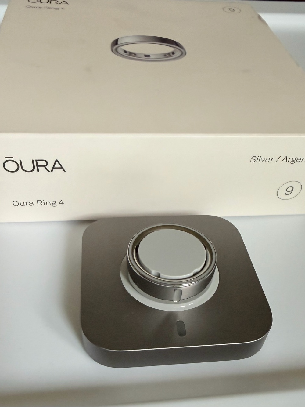Oura Ring 4 Horizon Silver Smart Ring